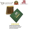 thumbnail image 6 of RFID Genuine Leather Slim Mens Trifold Wallet With ID Window Front Pocket USA Series Wallet Gift Box, 6 of 22