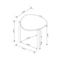 thumbnail image 4 of Manhattan Comfort Gales End Table and Coffee Table with Solid Wood Legs in Black, 4 of 12
