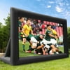 Delarsy Pro 20FT Inflatable Projector Screen Movie Theate-r Screen Set Outdoor W/ Blower Projection Screen