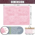 thumbnail image 6 of Rug Branch Plain Plush Shag Pink Indoor Area Rug - 3x5, 6 of 8