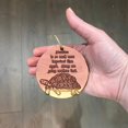 thumbnail image 4 of Turtle Direction is so much more important than speed - Cedar Ornament, 4 of 4