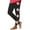 Black-D, variant on Leggings for Women 2024 Casual Comfy High Waisted Baseball Print Yoga Leggings Workout Running Stretchy Pants 2XL Black