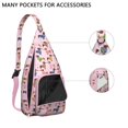 thumbnail image 3 of Cute Cartoon Dog Sling Backpack - Funny Bone Pattern Shoulder Bag (Adorable Pet Design, Lightweight & Durable), 3 of 4