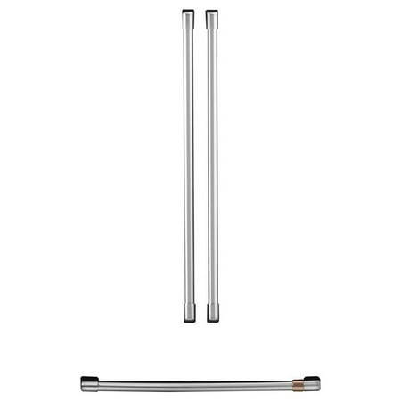Handle Kit for Most Café Refrigerators - Brushed stainless steel