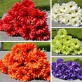 thumbnail image 6 of Leadrop 1Pc Artificial Flower DIY Beautiful Real Touch Fake Chrysanthemum Flower Branch Home Decoration for Garden, 6 of 11