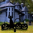 thumbnail image 4 of Halloween Metal Black Pumpkin Decor Halloween Yard Lawn Stakes Garden Scare Silhouette Statues Stakes for Home Yard Outdoor Decorations, 4 of 4