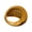 Gold, variant on Tarnish Fat Bread Styles Rings Comfortable and Allergy Gold or Silver Plated Rings for Everyday Wear