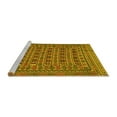 thumbnail image 2 of Ahgly Company Machine Washable Indoor Round Persian Yellow Traditional Area Rugs, 7' Round, 2 of 4