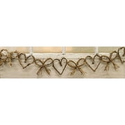 Heart & Bow Grapevine Garland