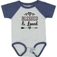 thumbnail image 3 of Inktastic Blessed and Loved Baby Girl Girls Baby Bodysuit, 3 of 5