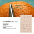 thumbnail image 3 of Almohadilla de práctica de sutura modelo almohadilla de piel de entrenamiento de saturación de silicona reutilizable con 19 heridas precortadas para estudiantes de medicina ANGGREK Otros, 3 of 8
