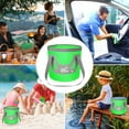 thumbnail image 2 of Collapsible Bucket, 5 Gallons Multifunctional Portable Collapsible Fishing Bucket -Wash Basin Folding Bucket - Space Saving Water Bucket for House Cleaning, 2 of 4