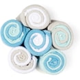 thumbnail image 2 of Tendertyme Blue and Grey Lollipop Washcloth Set 12 Pieces, 2 of 3