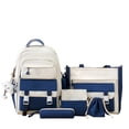 thumbnail image 2 of 5 Pcs Backpack for Teens Campus Backpack Use Shoulder Daypack Bundle Travel Bag, 2 of 3