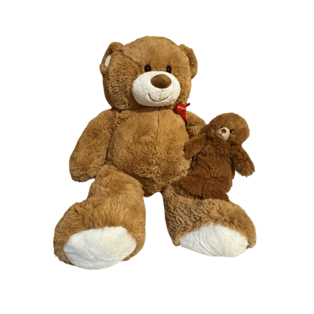 Fuzzy Friends Jumbo 34 Mom and Baby Plush Bears - Perfect Valentine’s Day Gift