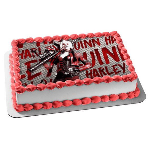 The Suicide Squad Harley Quinn Cake Topper, by A Birthday Place