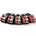 thumbnail image 2 of Lefu 2PCS Speaker Wire A/V Cable to Audio Male RCA Connector Adapter Jack Press Plug, 2 of 7