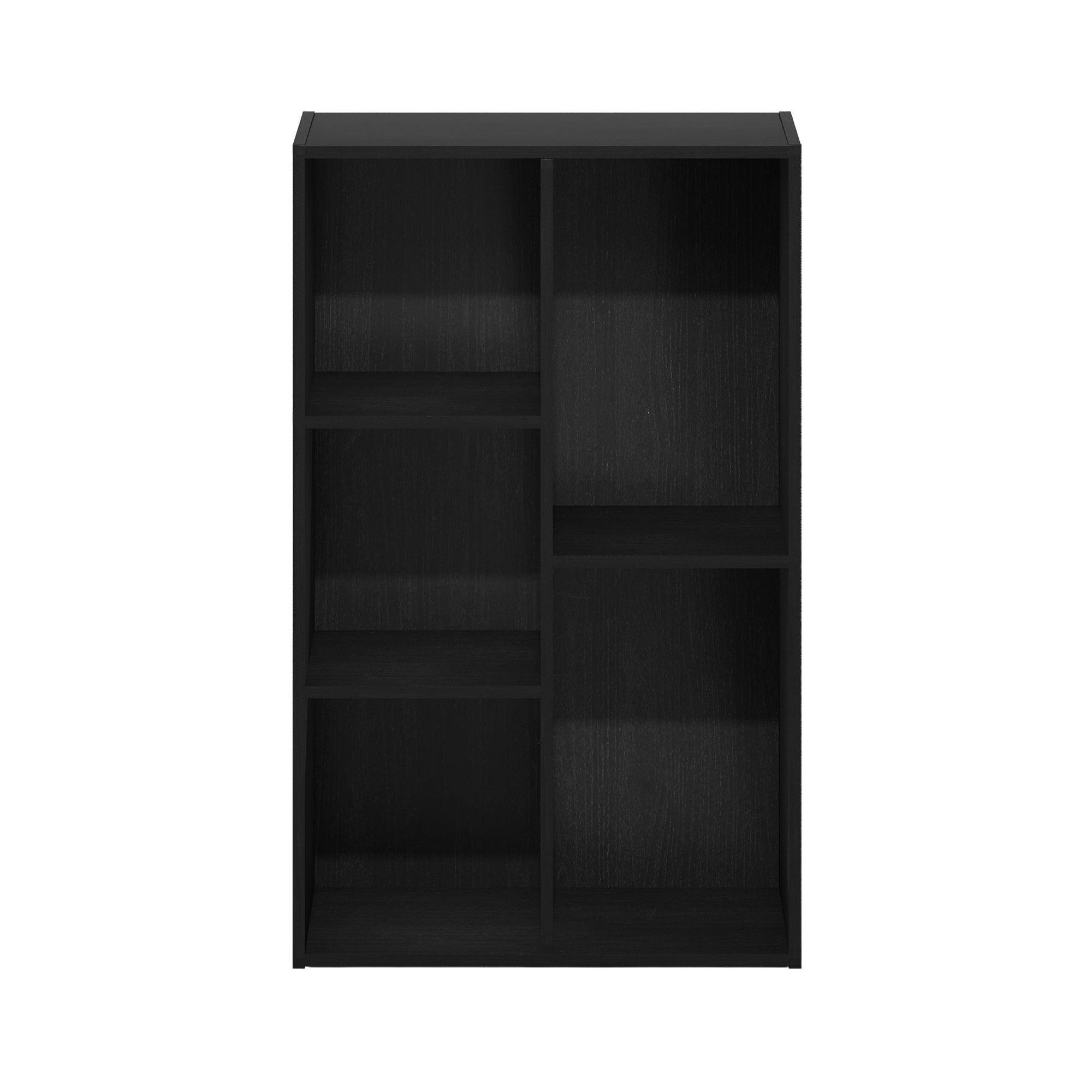 Furinno Luder 5-Cube No Tool Assembly Open Shelf, Blackwood