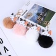 thumbnail image 2 of MVRLSH Under $10! Cat Plush Keychain Imitation Pompom Bag Charm Cute Accessory For Purse Backpack Or Keys Ornaments, 2 of 3