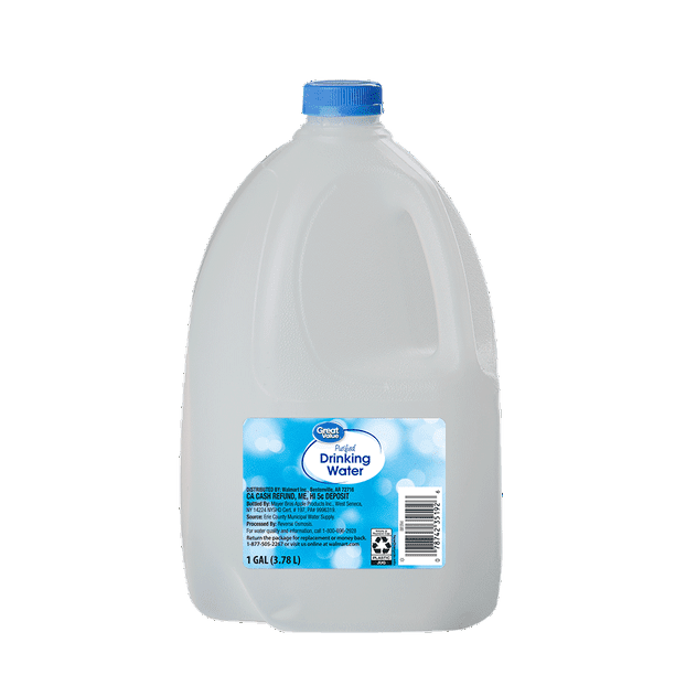 Great Value Purified Drinking Water, 1 Gallon