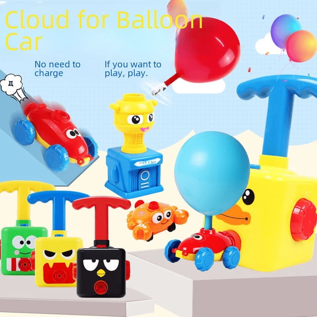 Plataforma de lanzamiento de globos para niños y niñas, editorial educativa, coche con motor de aire caliente, juguetes para niños