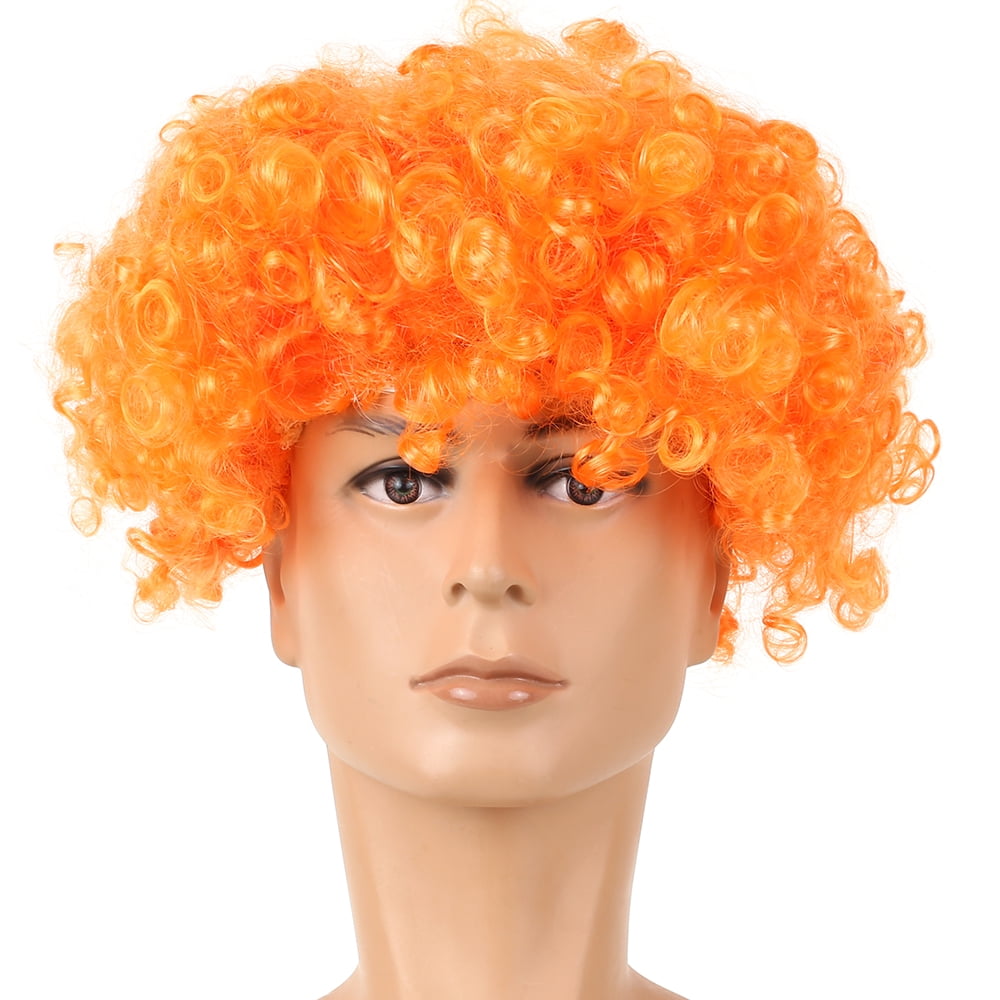 Soccer Fans Wig Explosion Curly Hairpiece Party Decoration Carnival