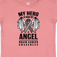 thumbnail image 4 of Inktastic My Hero is Now My Angel Brain Cancer Awareness Boys or Girls Baby T-Shirt, 4 of 5