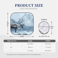 thumbnail image 3 of Sikiie Winter Reindeer In Snowy Mountains Print Foldable Car Windshield Sun Visor, Car Window Sunshade Suitable for Sedan, SUV and Truck Car Accessories-Large, 3 of 6
