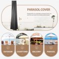 thumbnail image 3 of Parasol Cover Oxford Cloth Waterproof Dustproof Patio Umbrella Cover for Outdoor, 3 of 8