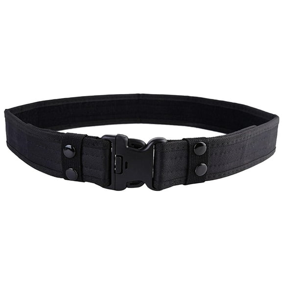 Cinturón Táctico de Lona Macarena para Pantalones Liberación Rápida 5 Opciones de Color Negro