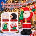 thumbnail image 5 of Moonsun 8 FT Christmas Inflatable Santa Claus with Built-In LEDs, Blow-Up Santa for Xmas,Yard,Garden, Lawn, Indoor, Outdoor, Winter Decor, 5 of 8