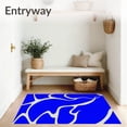 thumbnail image 3 of ODIKA 5'x7' Machine Washable Non-Slip Area Rug, Oceanic Wave Motif with Dynamic Interlocking Swirl High Traffic Rug, Blue, 601213, 3 of 7
