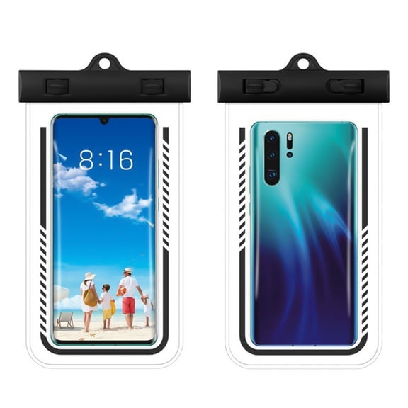 Bouanq Smart Electronics Universal Waterproof Phone Pouch IPX8 Waterproof Phone Case For Beach Underwater Cellphone Dry Bag With Lanyard Fits All Phones Up To 7.2IN