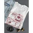 thumbnail image 3 of Collage Of Siamese Cats T-Shirt Women -Image by Shutterstock, Female Large, 3 of 4