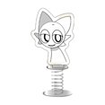 thumbnail image 2 of Sprunki Plush Sprunki Toys - Mecedora de acrílico con decoración de mesa, 2 of 3