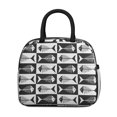 thumbnail image 2 of Lunch Bag Lunch Box for Women Reusable Insulated Lunch Bags,Water-Resistant Fish Skeleton Cooler Lunch Tote Bag, Large Capacity for Work Travel Picnic, 2 of 6