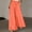 Orange wide leg palazzo pants for women a1, variant on Women's Wide Leg High Waisted Trousers with Pockets Solid Casual Long Pants Vacation Beach Work Lounge Palazzo Trousers Summer Travel Clothes, Blue 2XL