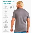 thumbnail image 3 of Merino.tech Men’s 100% Merino Wool Lightweight T Shirt 𝗜𝗻𝗰𝗹𝘂𝗱𝗲𝘀 Hiking Socks, 3 of 11