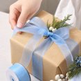 thumbnail image 2 of Solid Color Wired Ribbon for Christmas Gift Wrapping, Wreaths, and DIY Crafts, 2 of 5