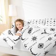 thumbnail image 4 of Homewish Vintage Aztec Bedding Comforter Set,Bull Skull Twin Comforter Sets,White Black Bedding Set For Boys Teens,Breathable Home Decor Reversible,2pcs, 4 of 8