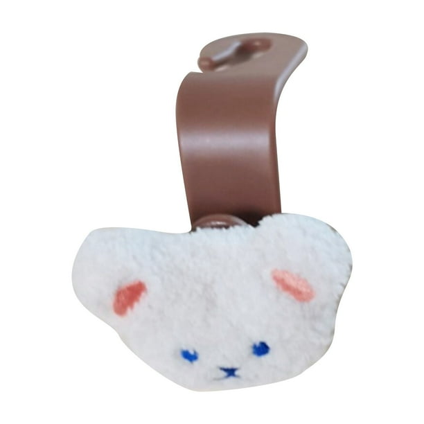Yctze Gancho para bolso de coche Estilo osito Fácil Montaje Saf Debajo de las Consolas Gancho para bolso de coche Gancho para reposacabezas de coche Soporte para bolso de coche ANGGREK Otros