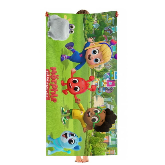 Morphle and the Magic Pets Beach Towel 30"x60"for Women Girls Boys Teenager Man Quick Drying Microfiber Birthday Gift