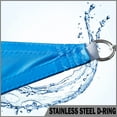 thumbnail image 5 of ShadeMart 12' x 15' x 19.2' Custom Size Blue Triangle Waterproof Sun Shade Sail Canopy Awning Shelter, 95% UV Blockage Water Resistant, Outdoor Patio Garden Carport (We Customize Size), 5 of 5
