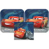 Disney Cars Lightning McQueen Party Bundle 9" Plates (16) Napkins (16)