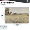 thumbnail image 4 of Stupell Industries Traditional Country Living in Golden Meadow Canvas Art, 36 x 24, by Petals Prints Design, 4 of 8