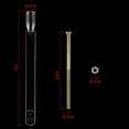 thumbnail image 2 of 8 Set Total 400 Tips Clear Nail Swatches Sticks, Nail Art Supplies Practice Sample Color Display Board for Nail Art Polish Display and Home DIY, Transparent, 2 of 5