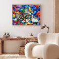 thumbnail image 4 of 5D DIY Diamante Pintura Gato Completo Taladro Redondo Pared Animal Imagen Decoraciones Tmvgtek decoración de arte en el hogar, 4 of 9
