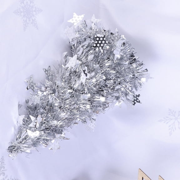 SEWCHICS DIY Mini Tree Silver Christmas Tree Shape Decoration for Home and Party 1Pack
