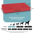 thumbnail image 4 of Cama Antiestrés Esquimal para Perro y Gato Rojo Lavable Chico, 4 of 6