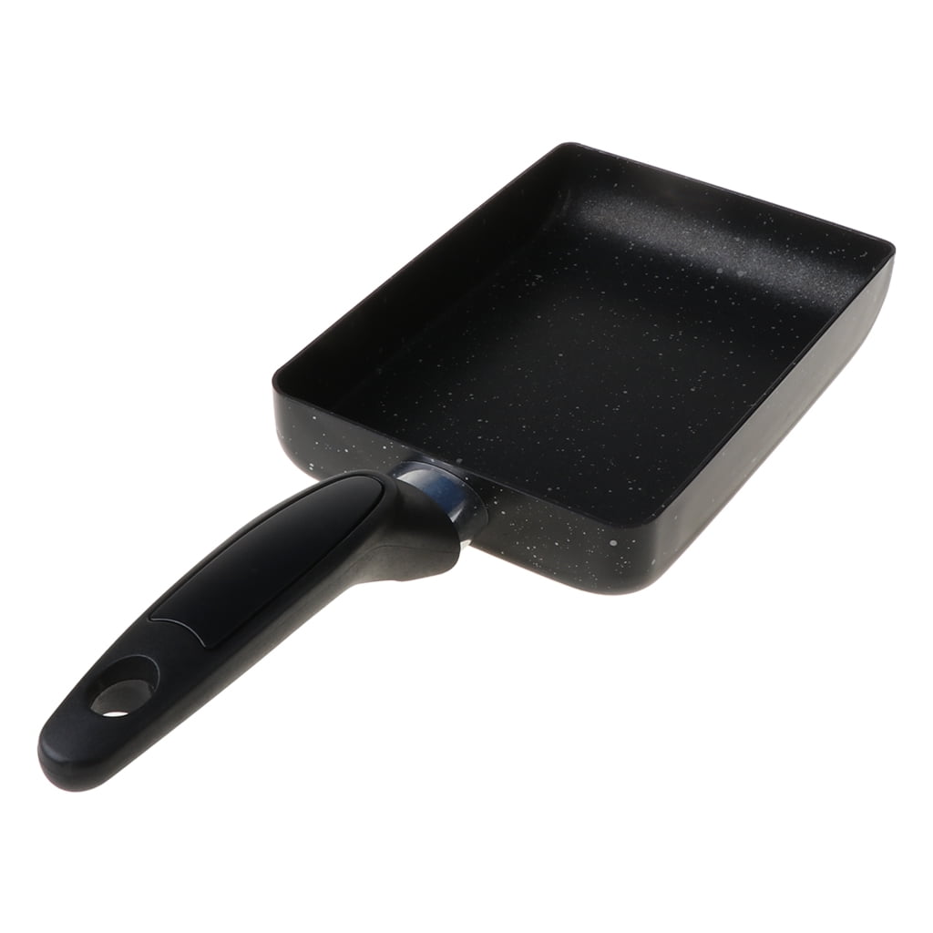 Geemin Square Fry Pan Steak Pot Non Stick Stainless Steel Material Wok Pan with Handle for Home Induction Electric Gas Cooktop